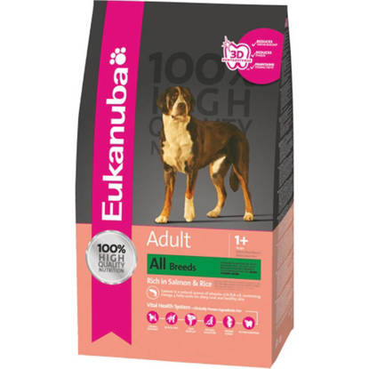 Picture of Eukanuba Adult Dog Samon & Rice - 12kg