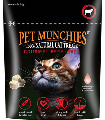 Picture of Pet Munchies Cat Treats Beef - 8 x 10g