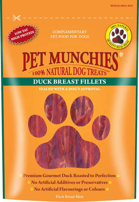 Picture of Pet Munchies Dog Duck Fillets - 8 x 80g