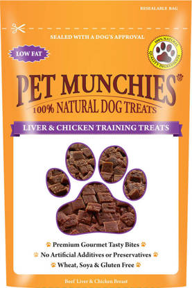 Picture of Pet Munchies Dog Training Treats Chicken / Liver - 8 x 50g