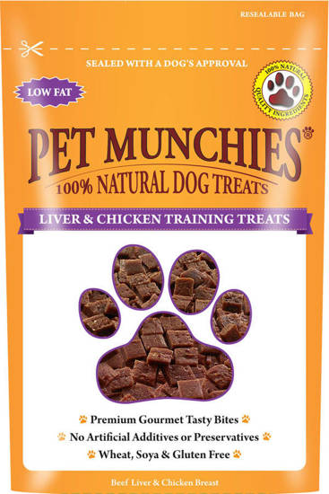 Picture of Pet Munchies Dog Training Treats Chicken / Liver - 8 x 50g