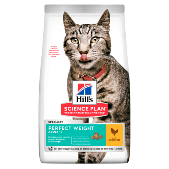 Picture of Hills Adult Feline Perfect Weight 2.5kg