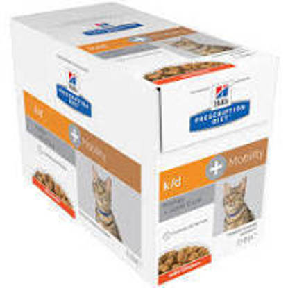 Picture of Hills K/D & Mobility Feline Chicken Pouches 12 x 85g
