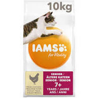 Picture of Iams Vitality Senior Cat Chicken 10kg