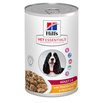 Picture of Hill's Vet Essentials Adult Dog Food with Tender Chicken & Vegetables 12x 363g