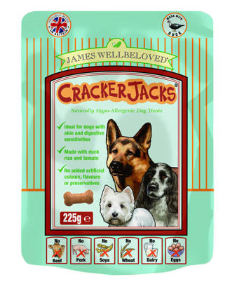 Picture of James Wellbeloved Crackerjacks (Dog) Duck 6 x 225g