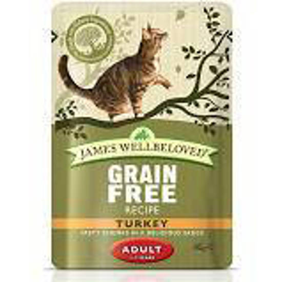 Picture of James Wellbeloved Turkey Bumper Grain Free Cat Adult Pch 24 x 85g