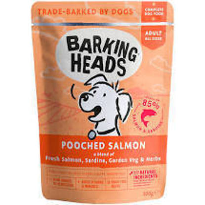 Picture of Barking Heads Pooched Salmon Wet - 10 x 300g