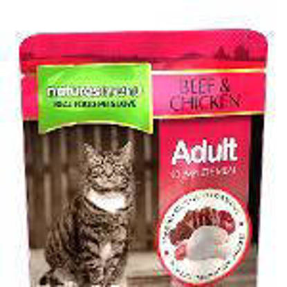 Picture of Natures Menu Cat Beef/Chicken Pouch - 12 x 100g
