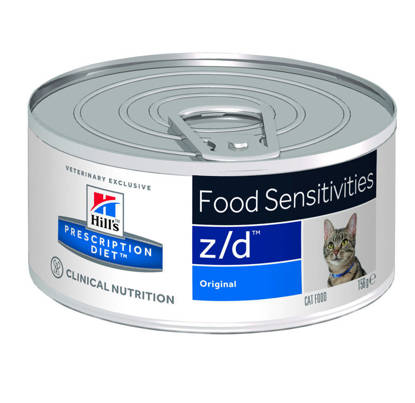Picture of Hills Z/D Feline Food Sensitivities Wet Cat Food - 24 x 156g