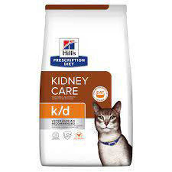 Picture of Hill's Prescription Diet k/d Kidney Care Dry Cat Food with Chicken 8kg