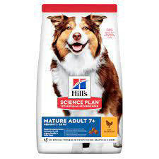Picture of Hill's Science Plan Mature Adult Medium Dry Dog Chicken Flavour - 18kg