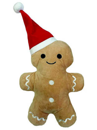 Picture of Gingerbread Man Dog Toy